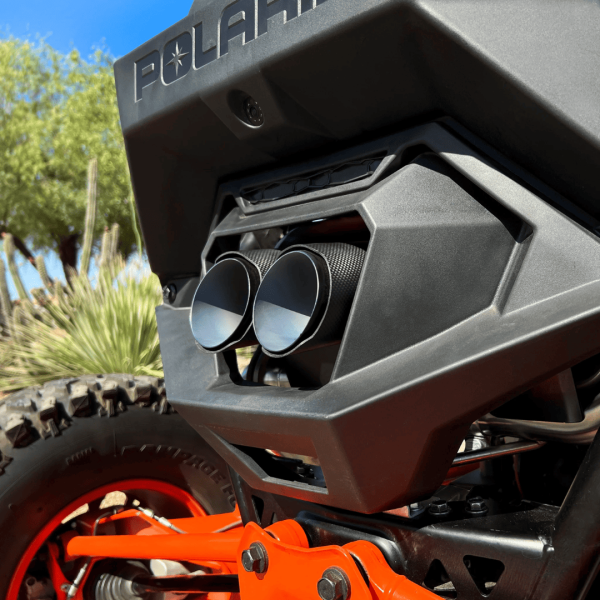 Silenciadores Magnum XR Series doble salida RZR Pro R (puntas azules) Evolution - Imagen 3