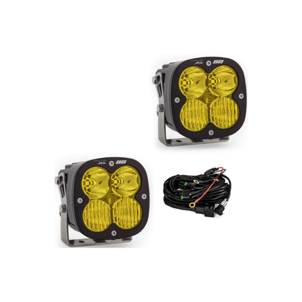 Faros XL 80 (driving/combo) ambar / par BAJA DESIGNS