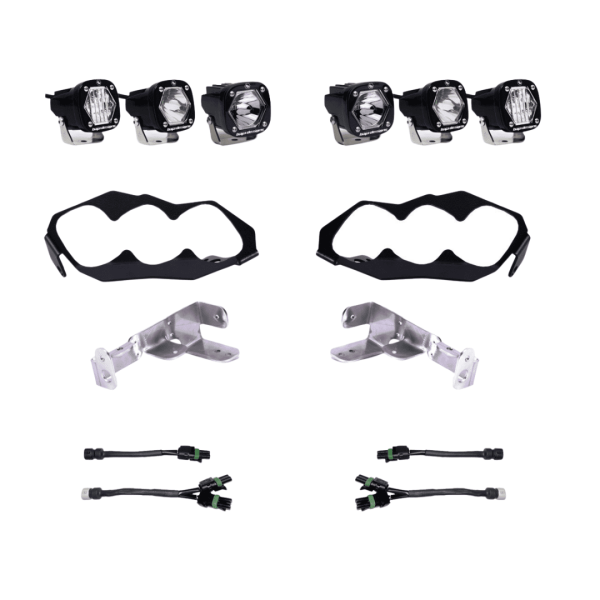 Faros principales S1 laser para maverick R Baja designs