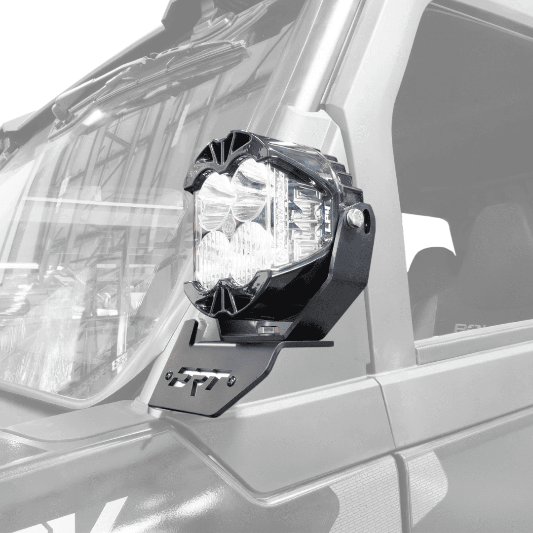 Par de bases para faros en pilares Polaris Xpedition 24+ DRT