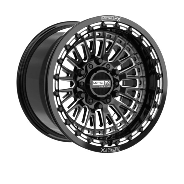 Rin slayer 6R negro brillante contrast cut (15x8 - 6x139.7) METAL FX