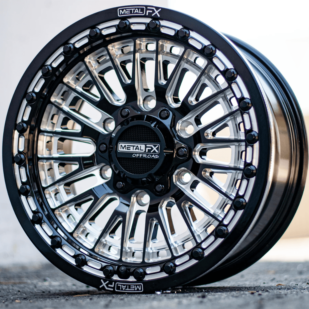 Rin slayer 6R negro brillante contrast cut (15x8 - 6x139.7) METAL FX - Imagen 2