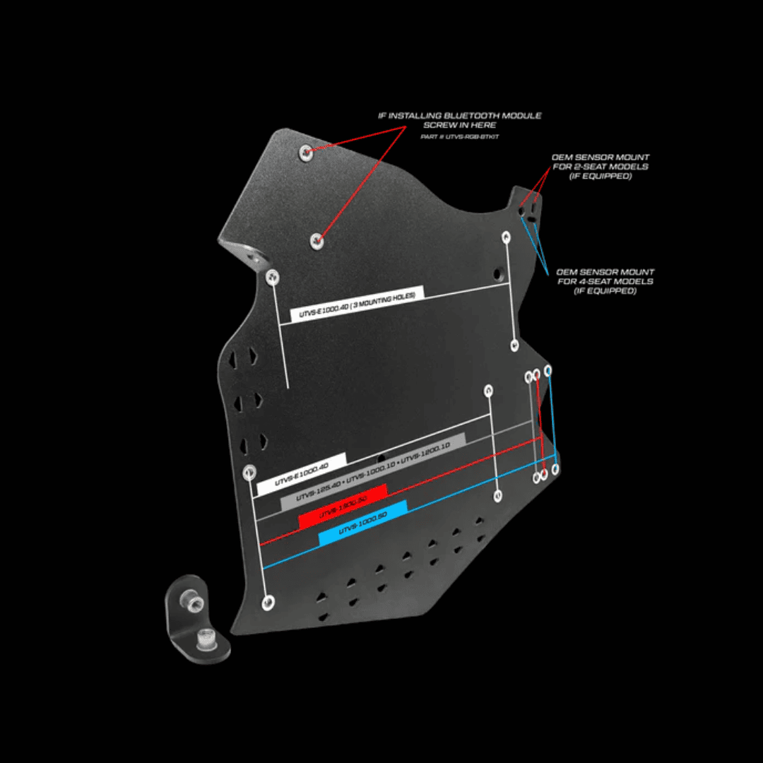 Base de amplificador superior Maverick R UTV STEREO - Imagen 3