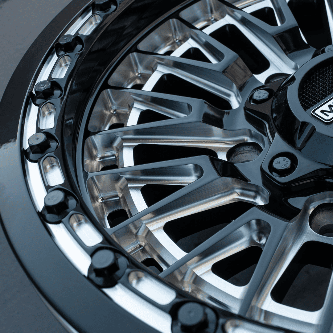 Rin slayer 6R negro brillante contrast cut (15x8 - 6x139.7) METAL FX - Imagen 3