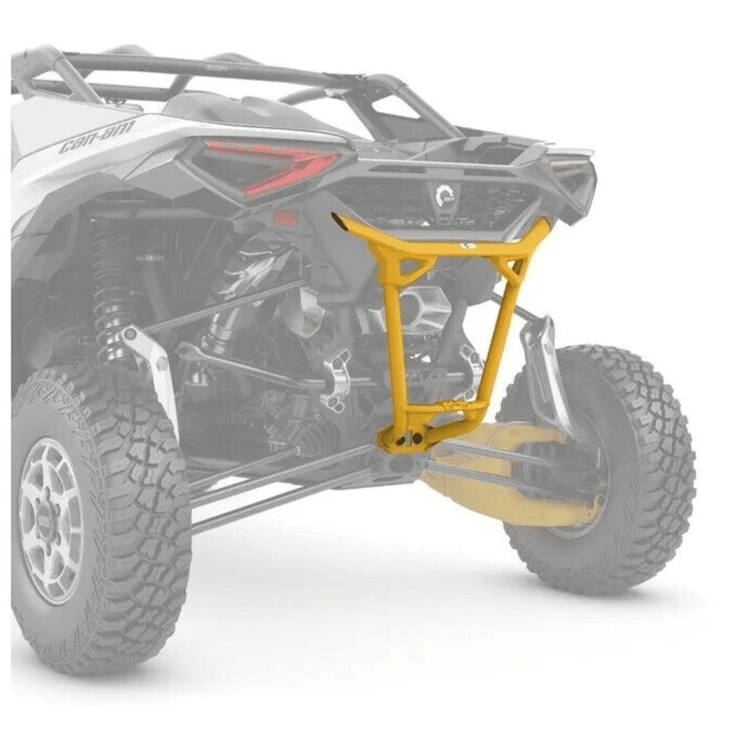 Defensa trasera amarilla original Maverick R