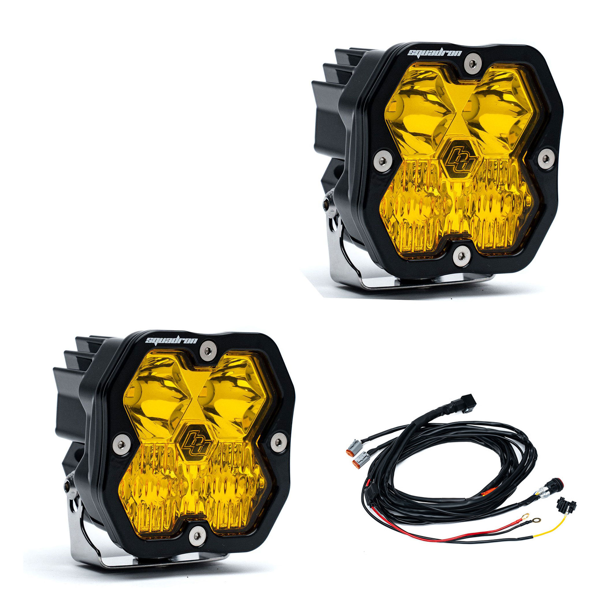 Faros escuadron SPORT 2.0 RGB (driving/combo) ambar / par BAJA DESIGNS